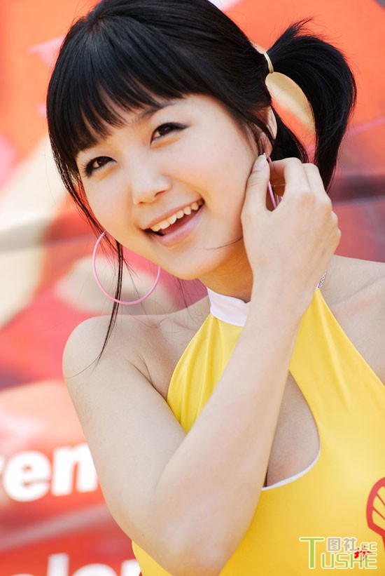 韩国赛车女郎方恩英一组车展美图(图4)