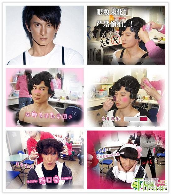 男星女装扮相 不比真女人差啊