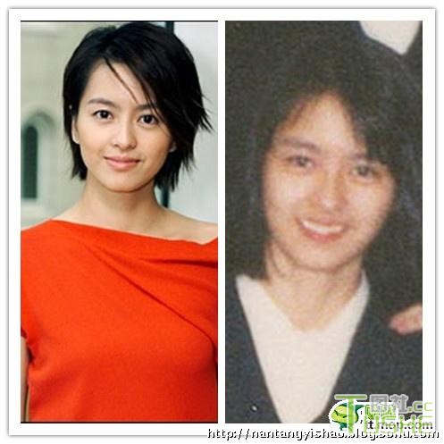 曝当红美女明星罕见青涩毕业照